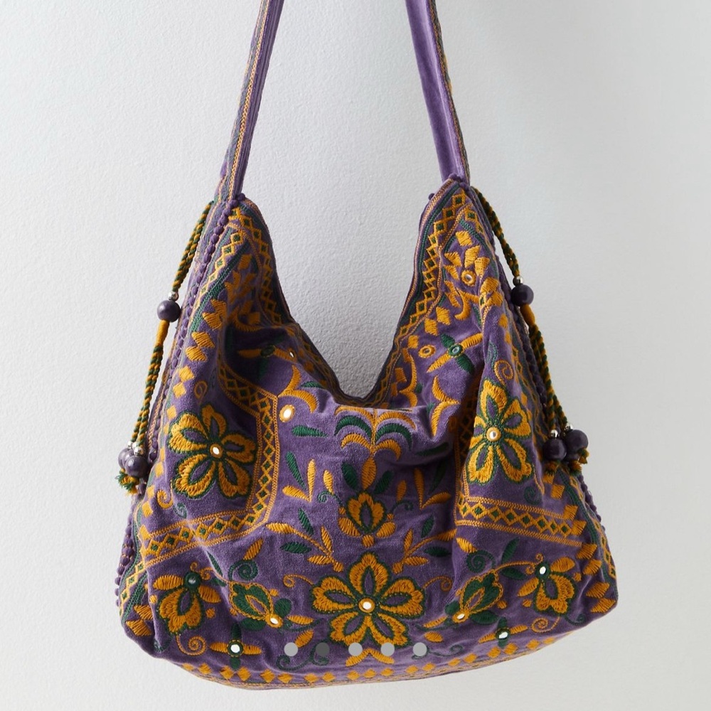 Free People Vic Velvet Slouchy bag